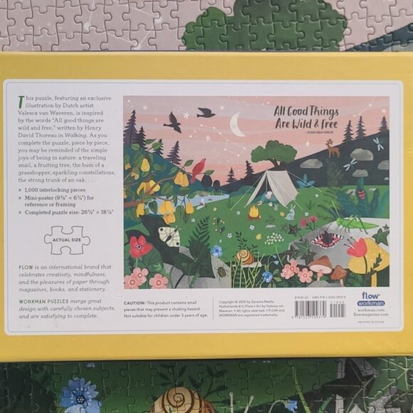 All Good Things Are Wild & Free 1000 piece jigsaw puzzle - Picture 2 of 3